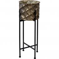 Кашпо напольное  Конго на подставке 24х24х64 см (57-462/3) ГЛАСАР