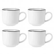 Набор  Mikasa Limestone из 4 кружек фарфор 360 мл KITCHEN CRAFT