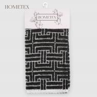 Полотенце  геометрия черная 40х60 см Hometex