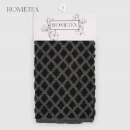 Полотенце  ромбы черная 40х60 см Hometex