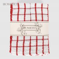 Набор кухонных полотенец  красная клетка 4шт 40х60 см Hometex