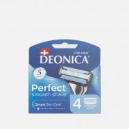 Сменные кассеты  мужские, с 5 лезвиями, 4 шт Deonica