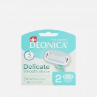 Сменные кассеты  женские, с 5 лезвиями, 2 шт Deonica