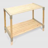 Стеллаж для хранения  Fix-2006-2 бежевый 61х34х46 см Fixwood