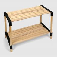 Стеллаж для хранения  Fix-2006-2 чёрный 61х34х46 см Fixwood