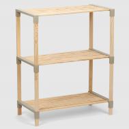 Стеллаж для хранения  Fix-2006-3 бежевый 61х34х81 см Fixwood