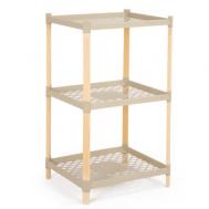 Этажерка для хранения  Fix-2000-3 бежевая 44х37х78 см Fixwood