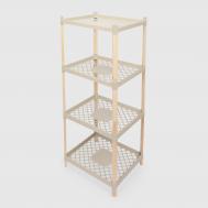 Этажерка для хранения  Fix-2000-4 бежевая 44х37х112 см Fixwood