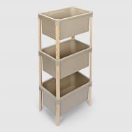 Этажерка для хранения  Fix-2017-45L бежевая 39х26х95 см Fixwood