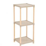 Этажерка для хранения  Fix-2011-3 бежевая 28х25х72 см Fixwood