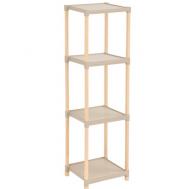 Этажерка для хранения  Fix-2011-4 28х25х100 см в ассортименте Fixwood