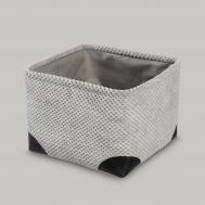 Корзины  набор для хранения Ивор серый, чёрный, 3 предмета PRIME PRIVE