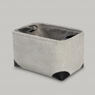 Корзины  набор для хранения Лейф серый, чёрный, 3 предмета PRIME PRIVE