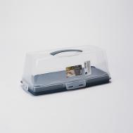 Хлебница  baton с крышкой пластиковая Sun Plastik