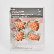 Набор формочек  для печенья 4 штуки Sun Plastik