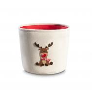 Корзина для хранения  Луми бежевая, красная Dome