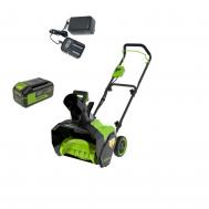 Снегоуборщик аккумуляторный  G40ST40, 40V, 40 см, с 1хАКБ 4 Ач и ЗУ (2603607UB) Greenworks