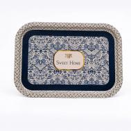 Поднос большой  blue & white 285x400 мм Evle