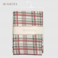 Скатерть  клетка хлопок/лен 140х240 см Hometex