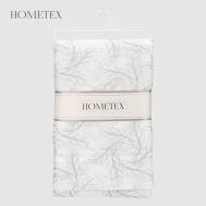 Скатерть  цветы серая вышивка полиэстер 140х300 см Hometex