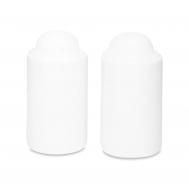 Набор  соль, перец, белый декор 9 см Narumi