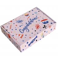 Коробка подарочная  Bang розовая 16х22х5 см Be Smart