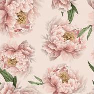 Бумага для подарков Peony персиковый 70х100 см Be Smart