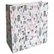 Пакет подарочный  Village, белый, 32х32 см Be Smart