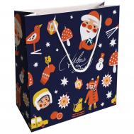 Пакет подарочный  Childhood, синий, 32х32 см Be Smart