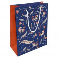 Пакет подарочный  Lucky, синий, 25х32 см Be Smart