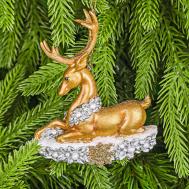 Игрушка ёлочная  олень 10 см Kurt S. Adler