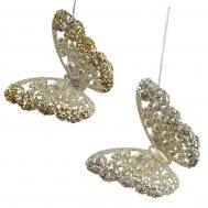 Игрушка ёлочная  бабочка 8,5 см Kurt S. Adler