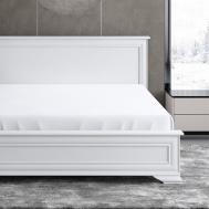 Простыня на резинке  Альпийский снег 160х200х25 см SOFT SILVER