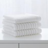 Набор Полотенец  Doub Touch Альпийский снег 30х30 см 3 шт. SOFT SILVER