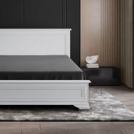 Простыня на резинке  Серый космос 180х200х25 см SOFT SILVER