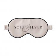Маска для сна  23х10 см Песчаный берег (бежевый) SOFT SILVER
