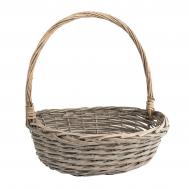 Корзина плетеная  Ива серая 42x32x13 см Азалия