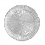 Тарелка обеденная  avila 28 см серебристая Anna Lafarg