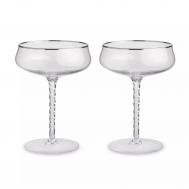 Набор бокалов-креманок для шампанского  rhapsody 2 шт. 250 мл Anna Lafarg