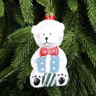 Украшение  рождественское, мишка, 11 см Царь Елка