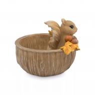 Конфетница  коричневая белка 17х14 см Anna Lafarg