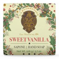 Мыло туалетное твёрдое  Sweet vanilla 106 г LA FLORENTINA