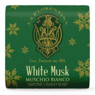 Мыло туалетное твёрдое  White musk 106 г LA FLORENTINA