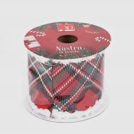 Лента новогодняя-3  в ассортименте 7x270 см Ad trend