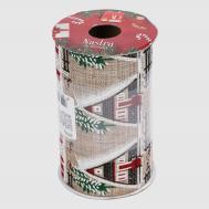 Лента новогодняя  в ассортименте, 10x270 см Ad trend