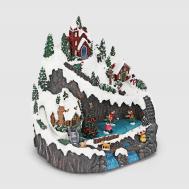 Сувенир зимний пейзаж  LED 33x26x33 см Ad trend