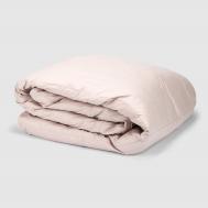 Одеяло  100% сибирский гусиный пух 800г 200х220 см розовый Tissage