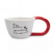 Кружка  Eccentric «Кот», 350 мл, фарфор, белый, черный, ANLAF-KY2012 Anna Lafarg