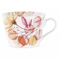 Кружка  Magic Flowers «Азалия бежевая», 480 мл, фарфор, белый, декор, ANLAF2-TC478-A2001-A Anna Lafarg