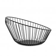Корзина для фруктов  Spin «Прутья», 25 см, металл, черный, ANLAF-XIAO0-03 Anna Lafarg